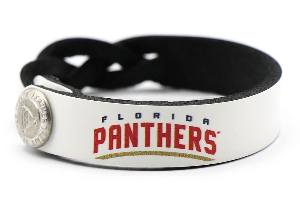 Florida Panthers Braided One Side Bracelet Style A